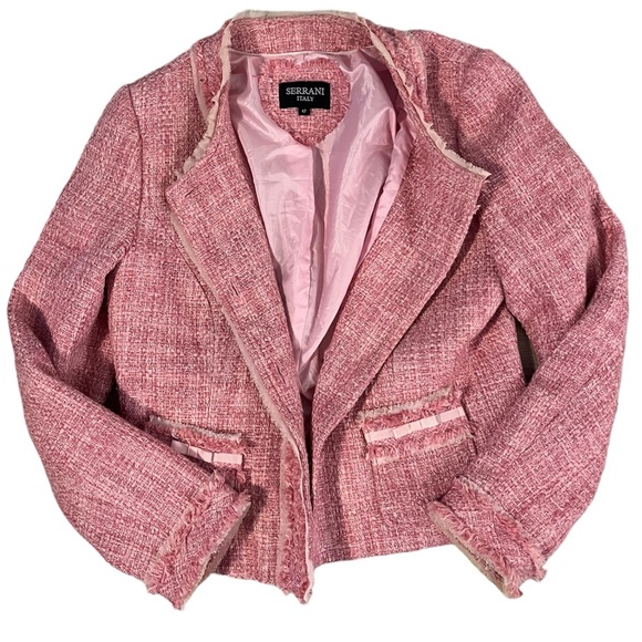 Serrani Italy Super Cute Pink Skirt Suit Set - Picture 6 of 8